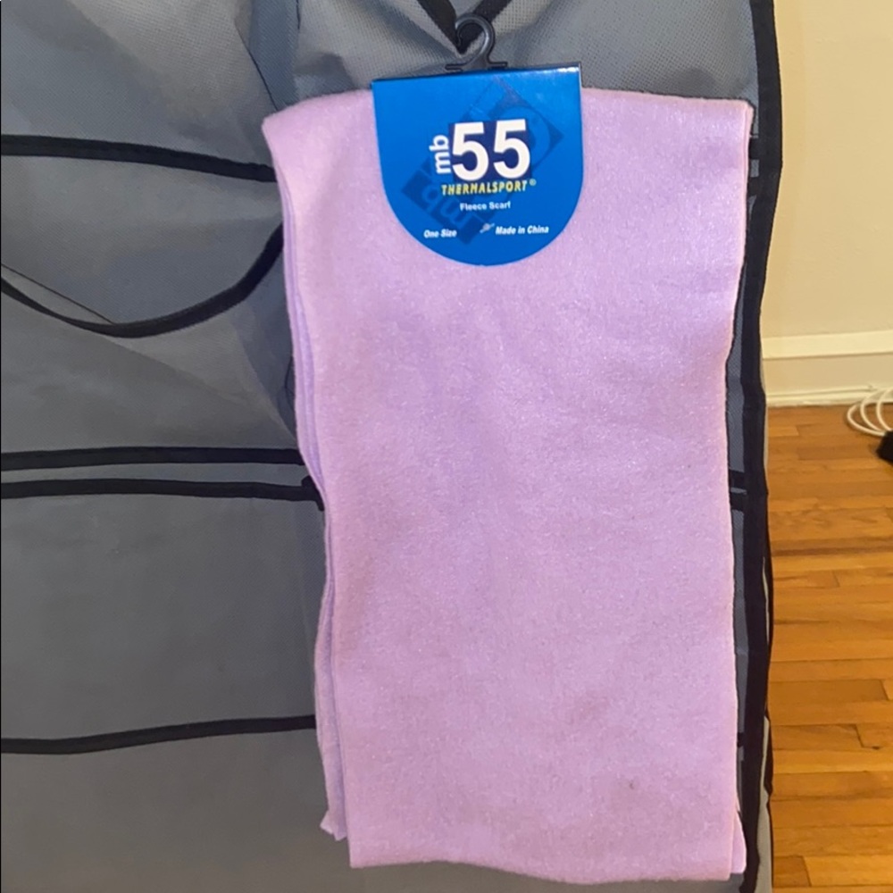 Purple Fleece Scarf
